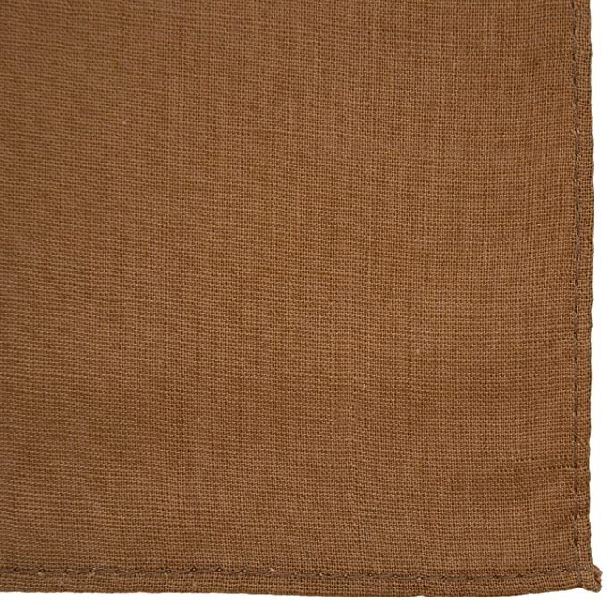 BANDANA Paisley 100% COTTON Head Wrap Durag Bandanna Summer Biker Scarf Mask - Brown (Plain)