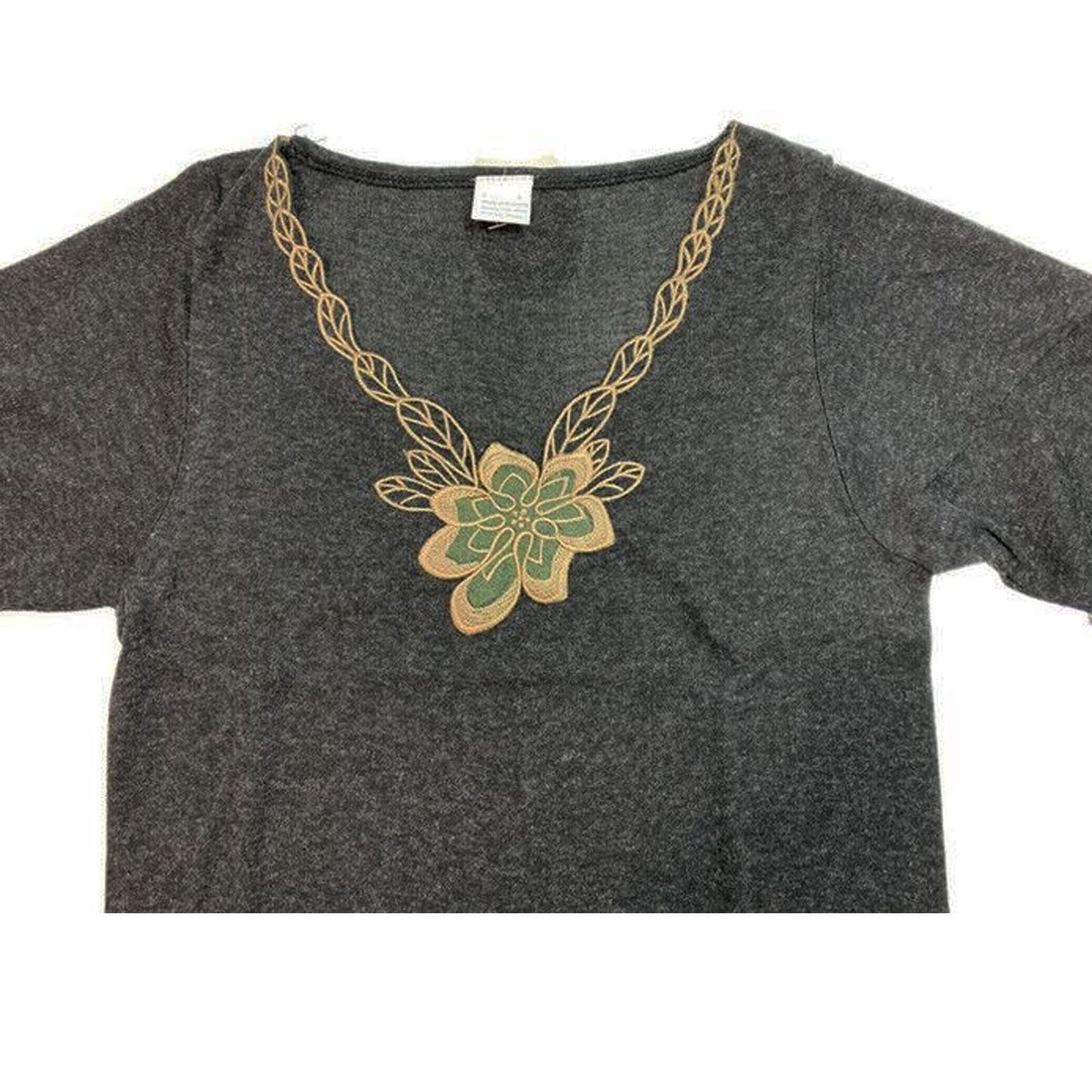 Ladies Merino Wool Blend Long Sleeve Thermal Spencer Top Thermals Underwear - Black - 20-22