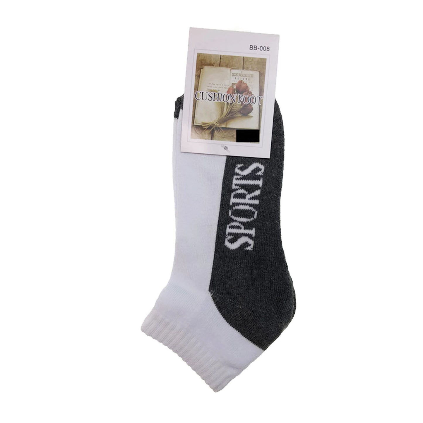 24x COTTON ANKLE SOCKS Sport Cushion Foot Low Cut Running - Assorted Colours Bulk - 6-11