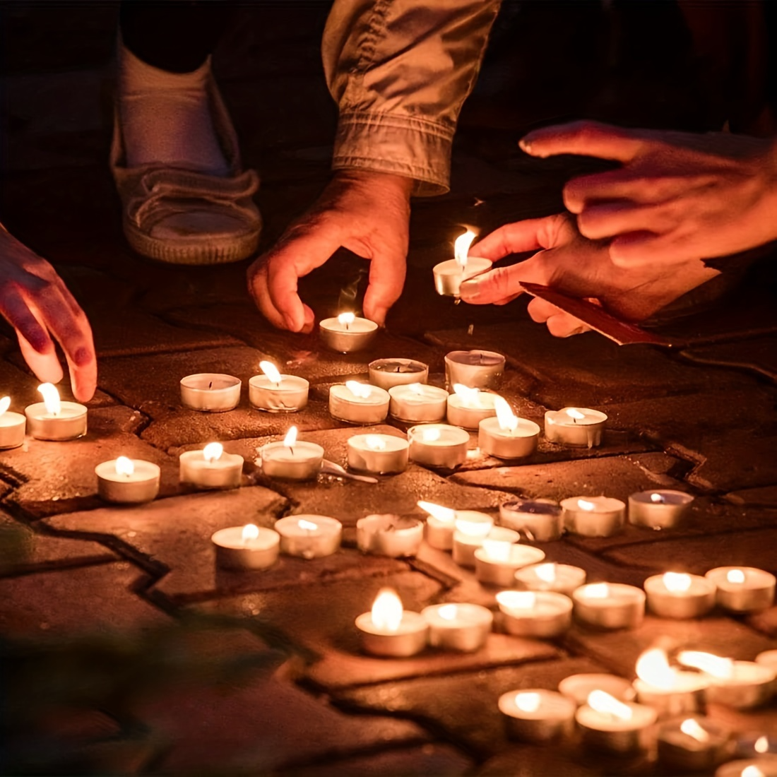 400pcs TEA LIGHT CANDLES 9 Hour Burn Tealight Wedding Smokeless Crystal Wax BULK