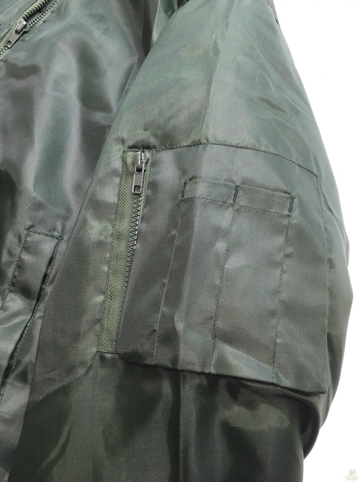 Plus Size Quilted Jacket Zip Up Classic Padded Flight Flying Winter Big & Tall - Bottle Green - Bottle Green - 7XL