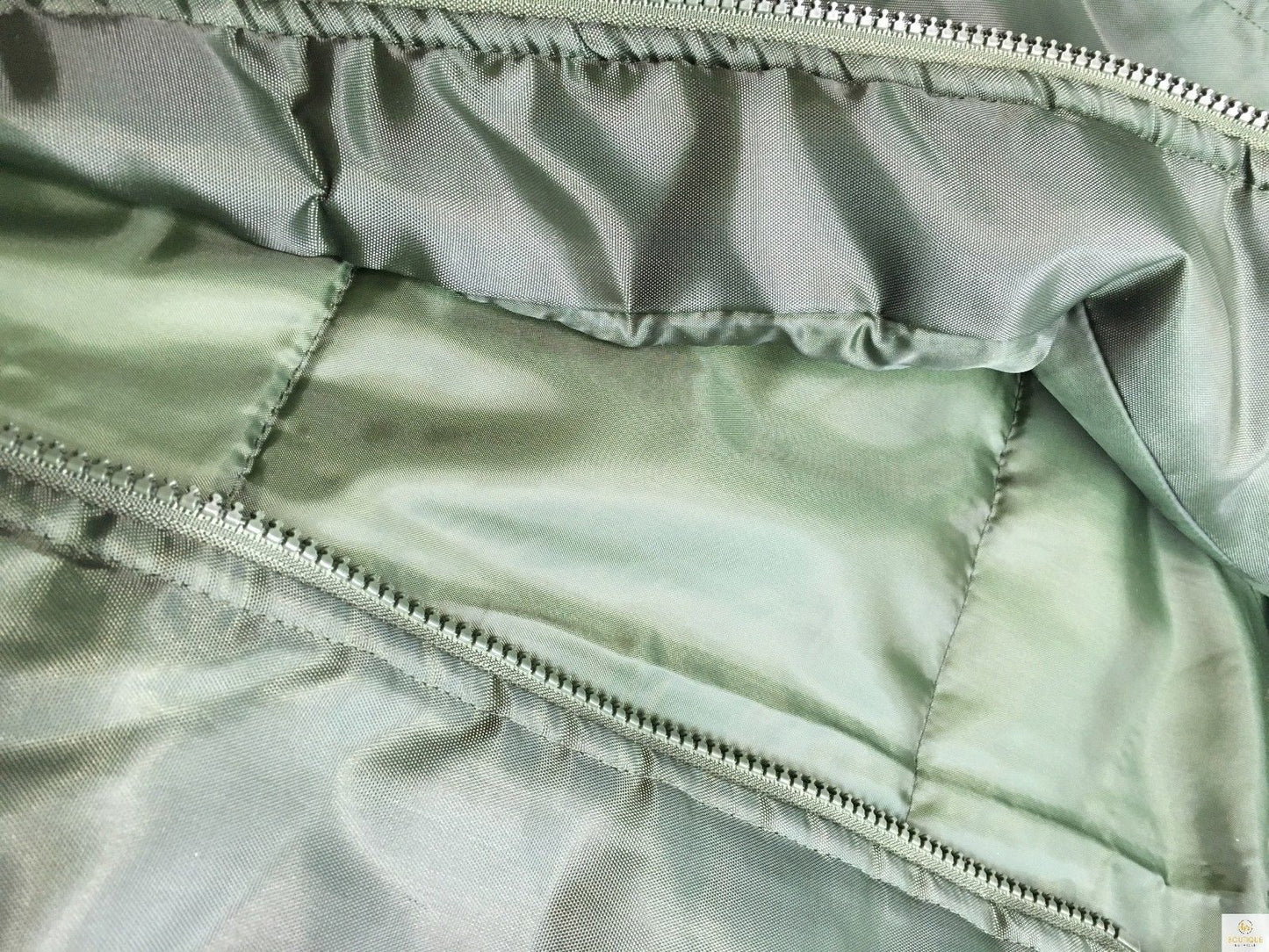 Plus Size Quilted Jacket Zip Up Classic Padded Flight Flying Winter Big & Tall - Bottle Green - Bottle Green - 7XL