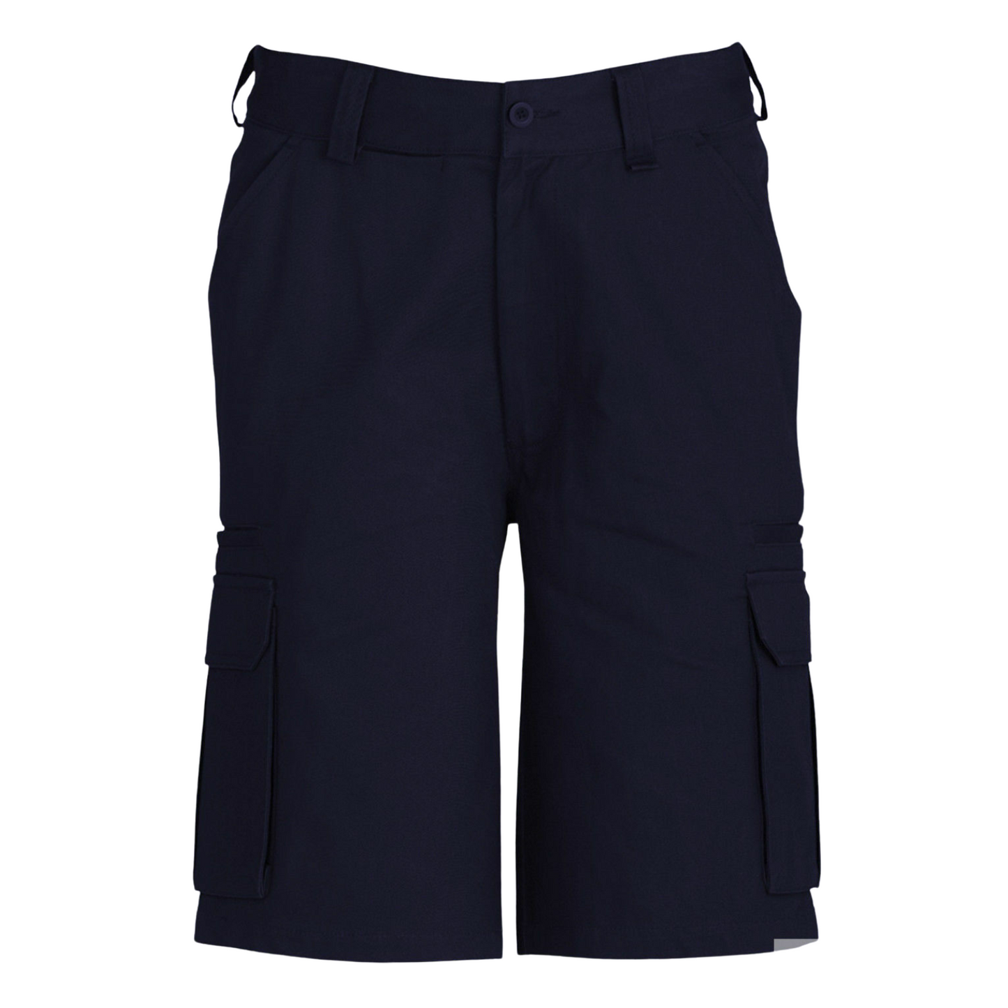 Mens CARGO SHORTS All Sizes 100% COTTON Drill Heavy Work Tradie Military - Navy - 107""