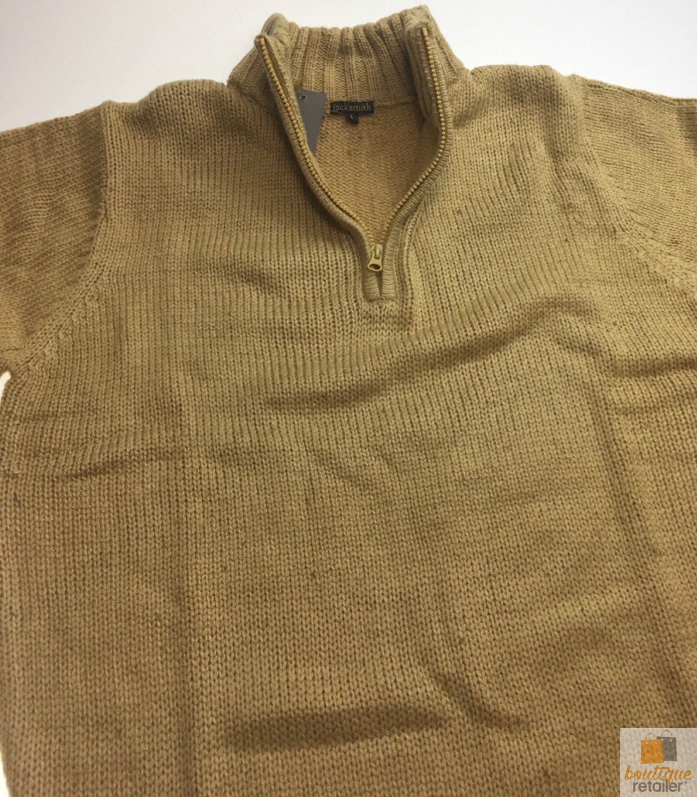 Mens Knit Jumper Pullover Sweater Knitted Casual Stretch Warm Winter  - Half Zip Burgundy 97 (KW14) - L