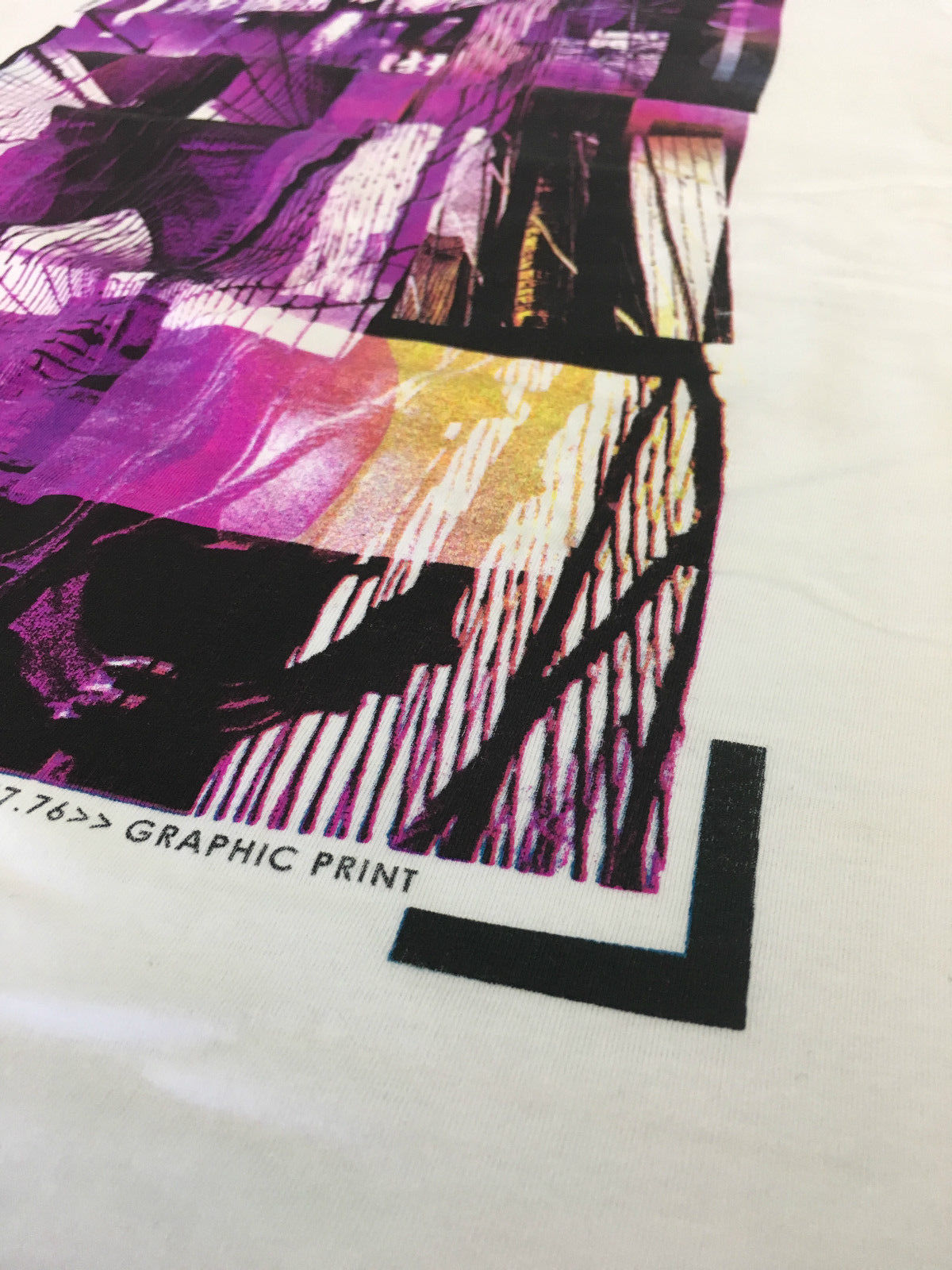 100% Cotton T-Shirt with Print Design Slim Fit Basic Tee Top XS-XXL - White - M