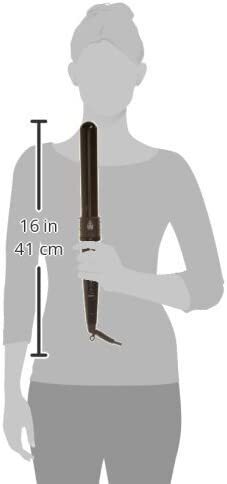 H2D X3 Professional Hair Curling Wand Ceramic Curler Roller - Black