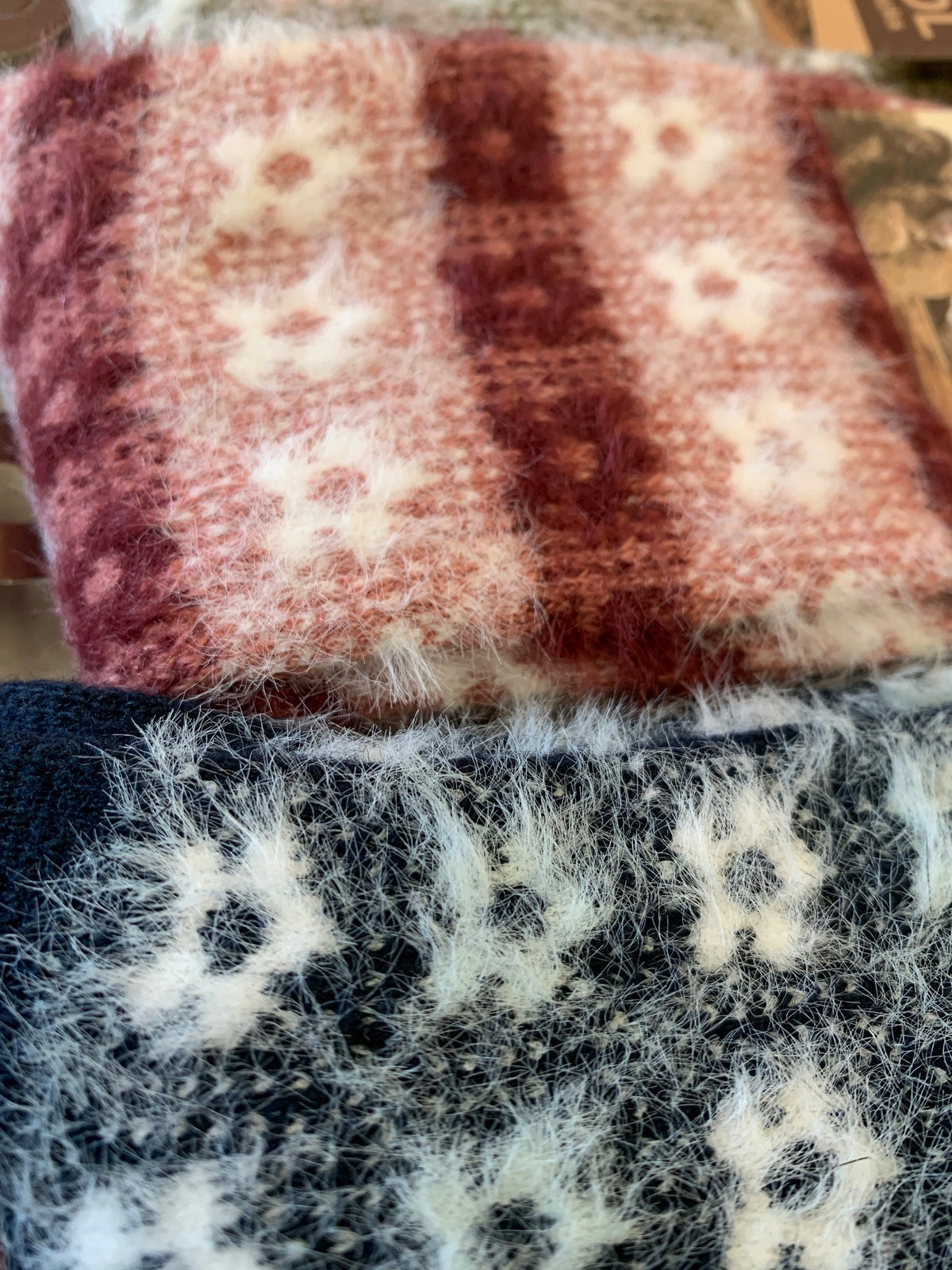 6 Pairs Womens Angora Wool Socks Extra Warm Winter Thermal Soft