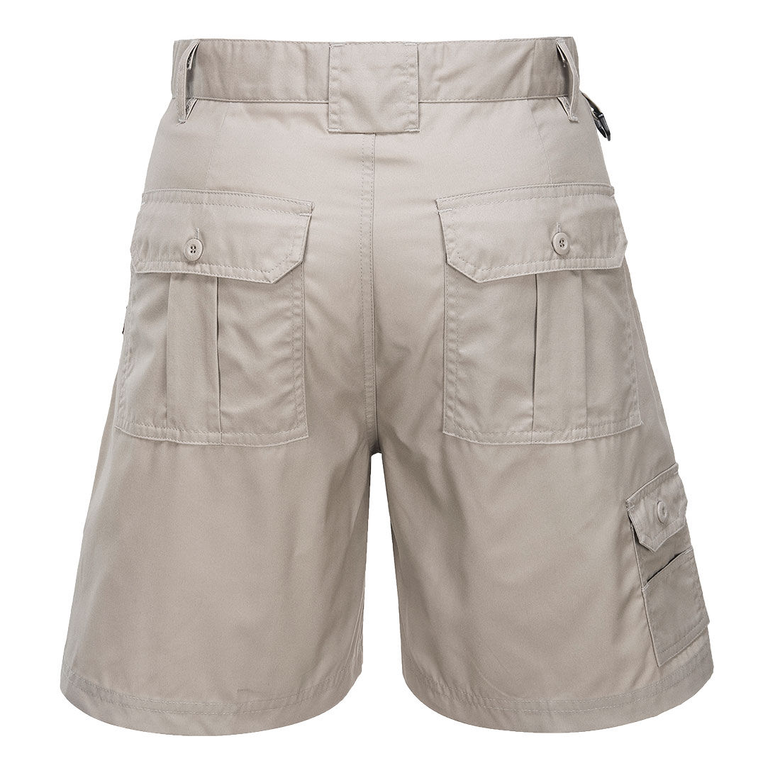 HUSKI Mens Cargo Shorts Work Casual Workwear - Bone - 3XL (107cm Waist)