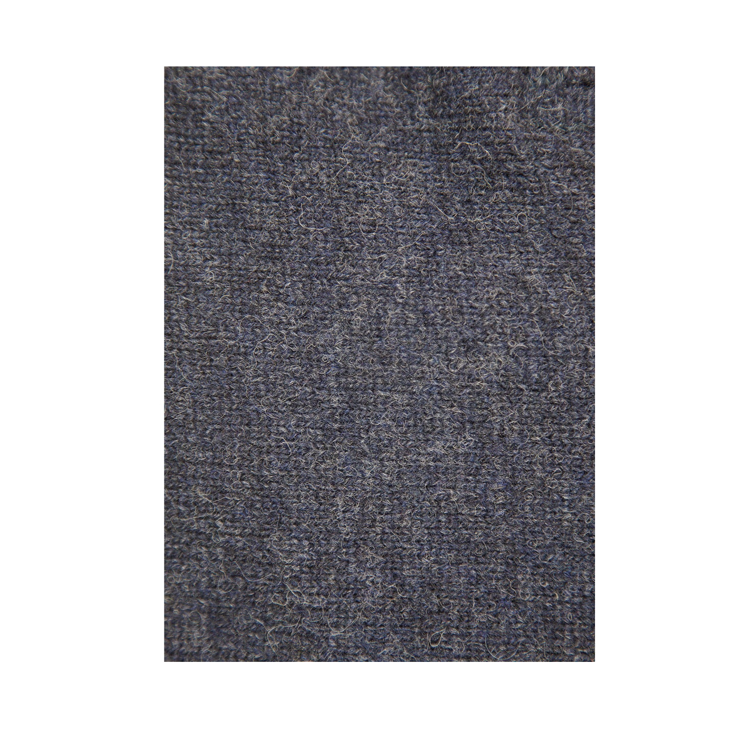 100% SHETLAND RAGG WOOL Half Zip Up Knit JUMPER Pullover Mens Sweater Knitted - Denim Blue (45) - 3XL - M