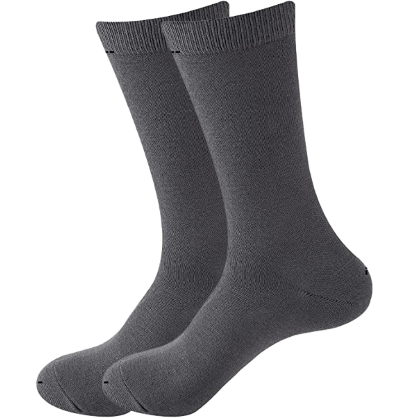BAMBOO SOCKS Crew Natural Eco Healthy Enviro Unisex Work Anti-Bacterial Business - Dark Teal - 11-14