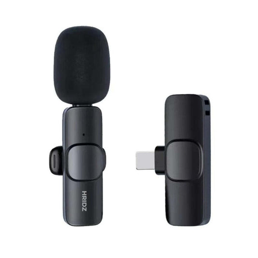 Hridz K9 Wireless Rechargeable 1 in 1 Microphone For fast connection Port Devices Recording Interview