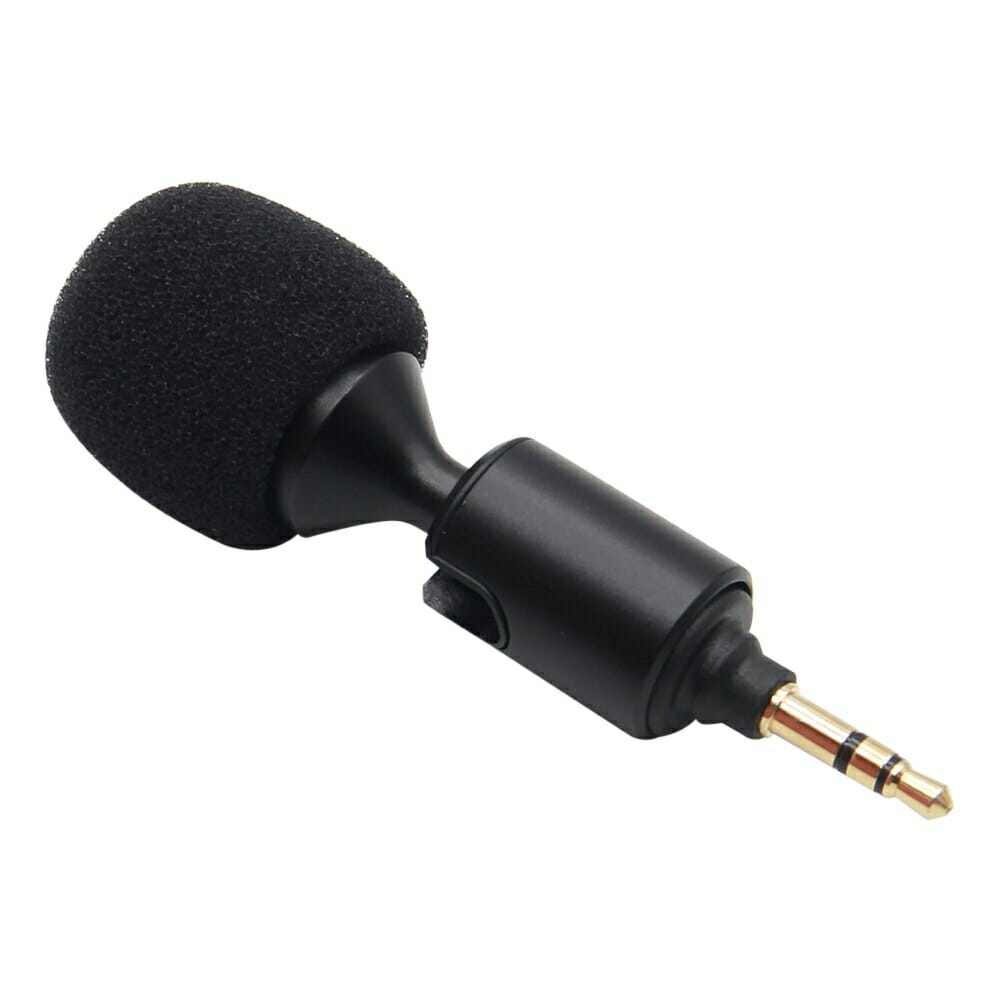 HRIDZ Portable Mini Microphone 3.5mm Stereo Type-C Flexural Bendable Mic - 3-pole