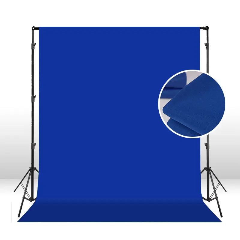 2Mx3M Blue Hridz Muslin Backdrops for Photography