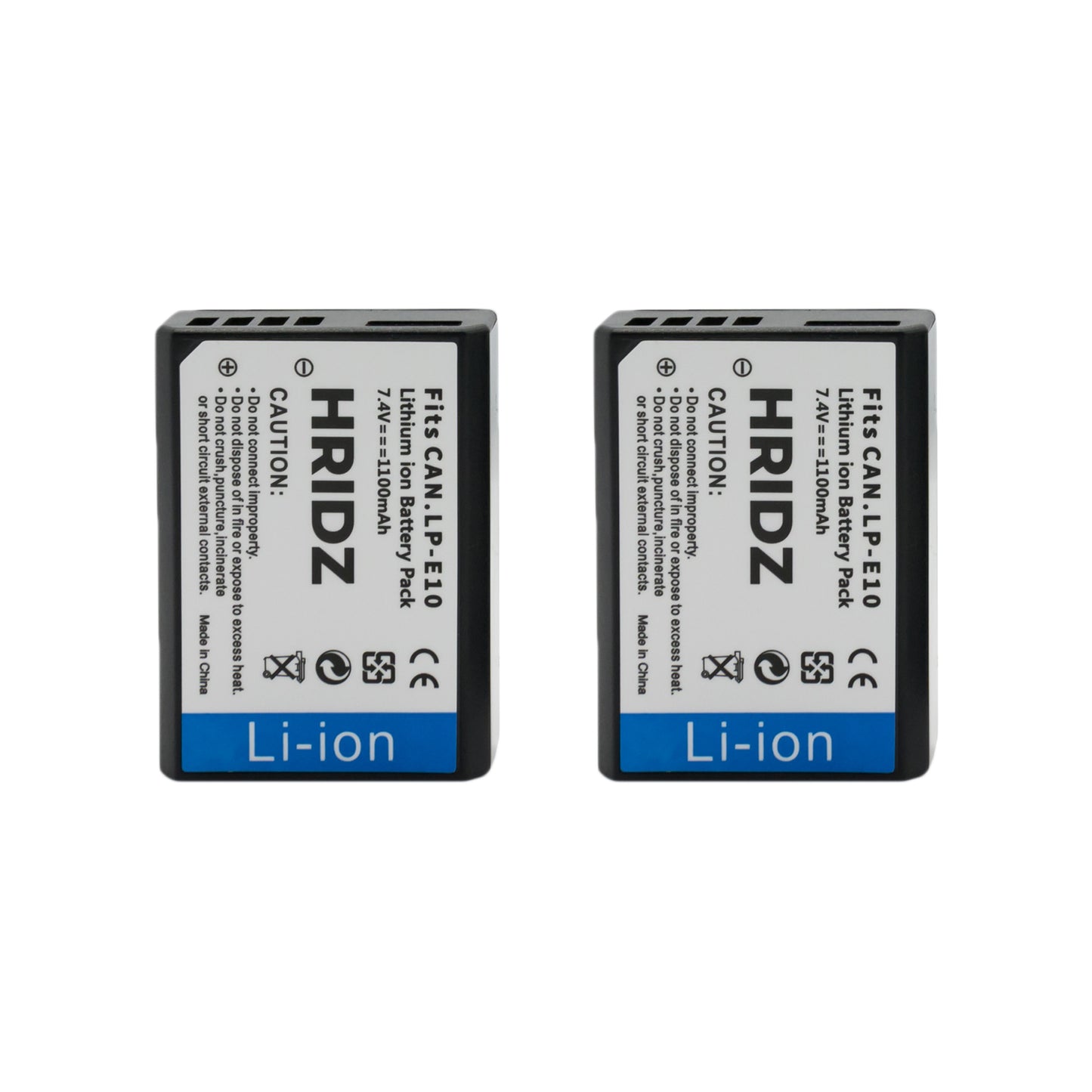Hridz LP-E10 battery pack for Canon EOS 3000D EOS 1500D EOS 1300D EOS 1200D EOS 1100D