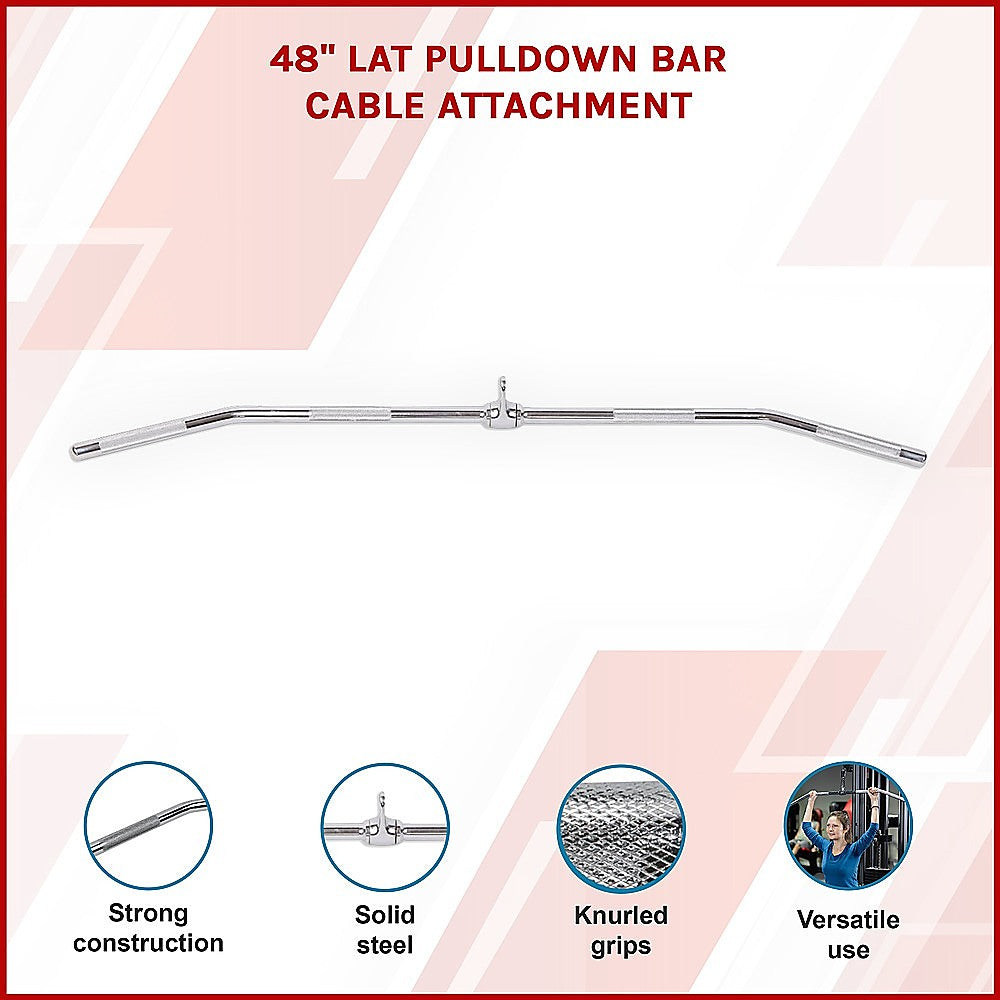 48 Lat Pulldown Bar Cable Attachment