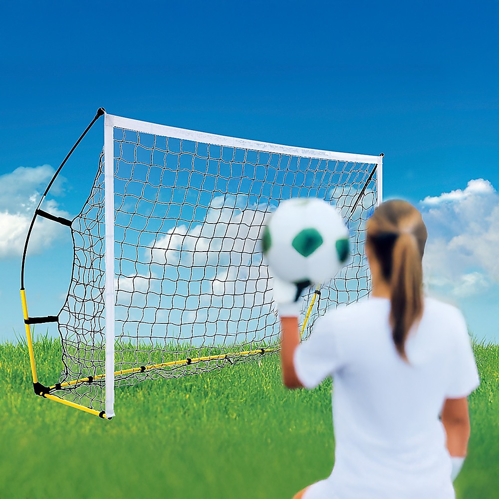 8 x 5 Soccer Football Goal Foot Portable Net Quick Set Up