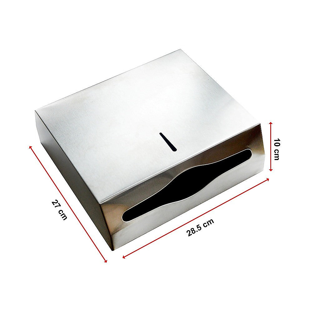 304 Stainless Steel Hand Paper Towel Dispenser Holder Toilet Heavy Duty