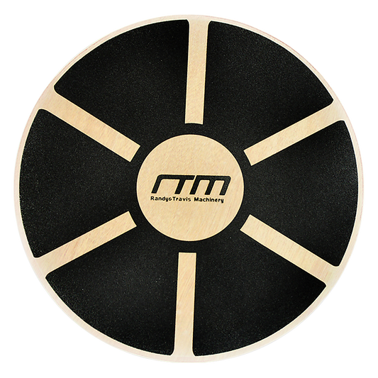 Heavy Duty 15.5 Wooden Balance Board with Non-Slip Pad Fitness