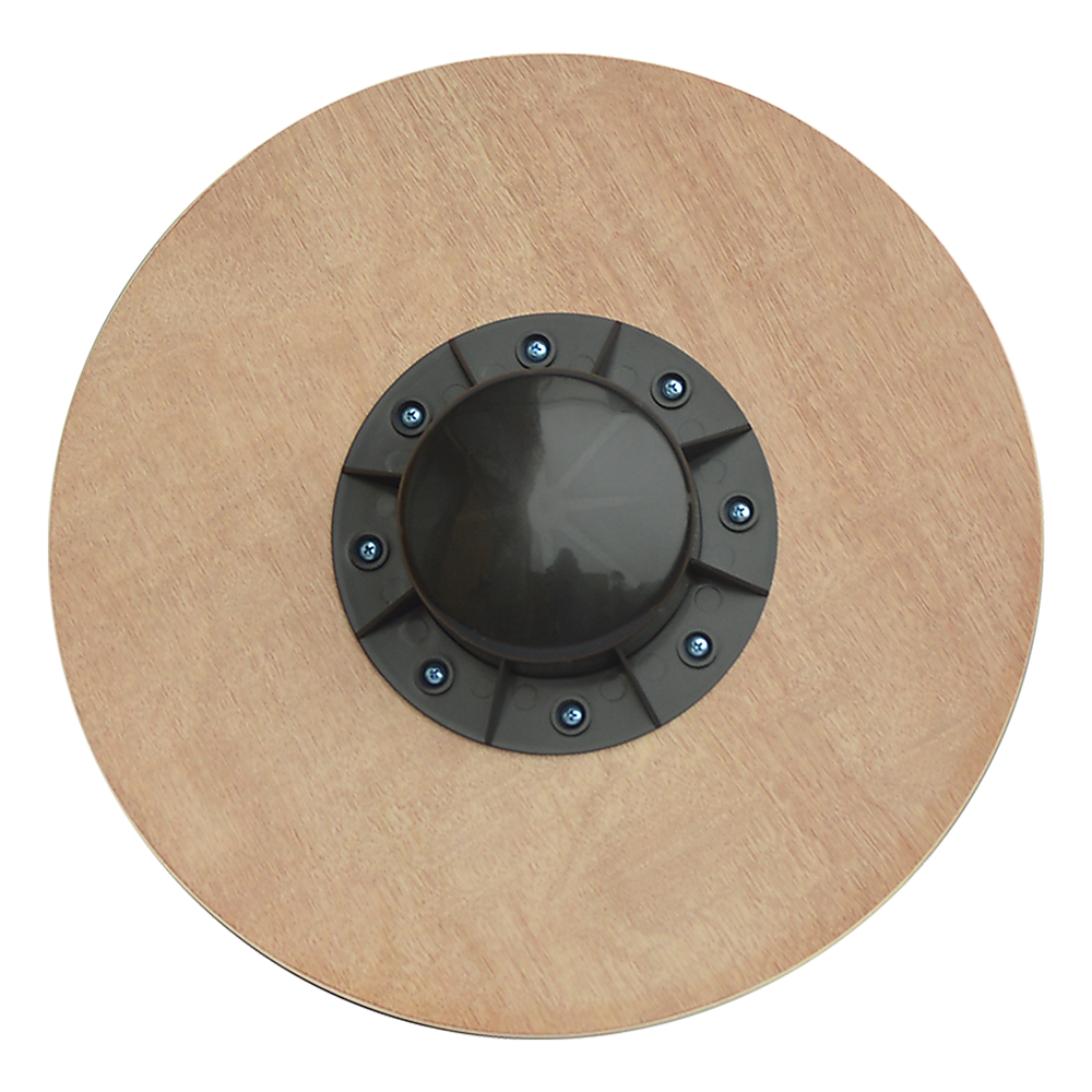 Heavy Duty 15.5 Wooden Balance Board with Non-Slip Pad Fitness