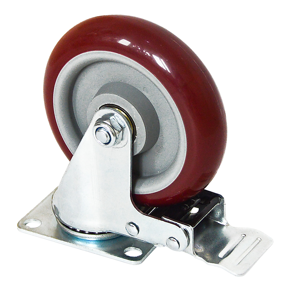 4 X 5 Heavy Duty 400kg Swivel Castor Wheels Trolley Furniture Caster All Brake