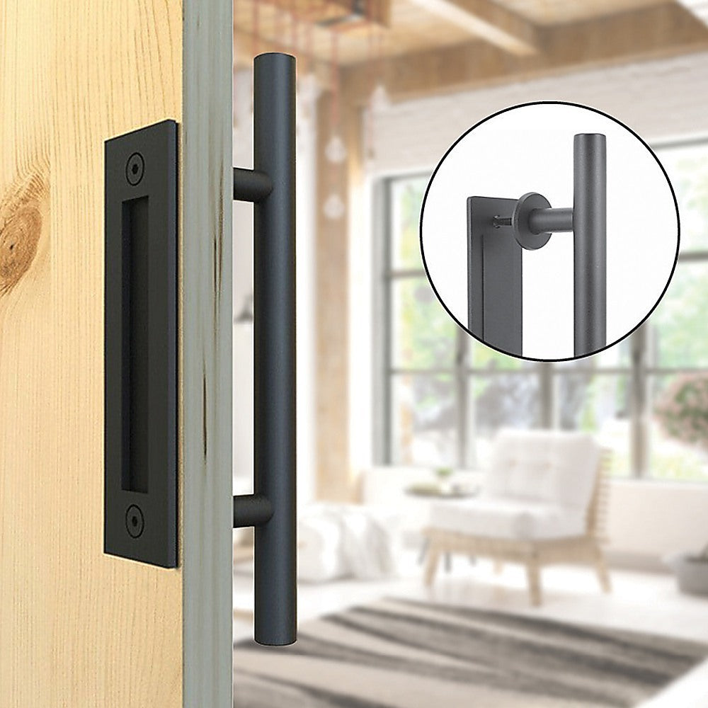 Carbon Steel Door Handle & Flush Pull Wood Door Gate Hardware 12