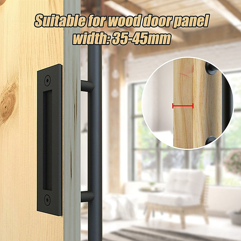 Carbon Steel Door Handle & Flush Pull Wood Door Gate Hardware 12