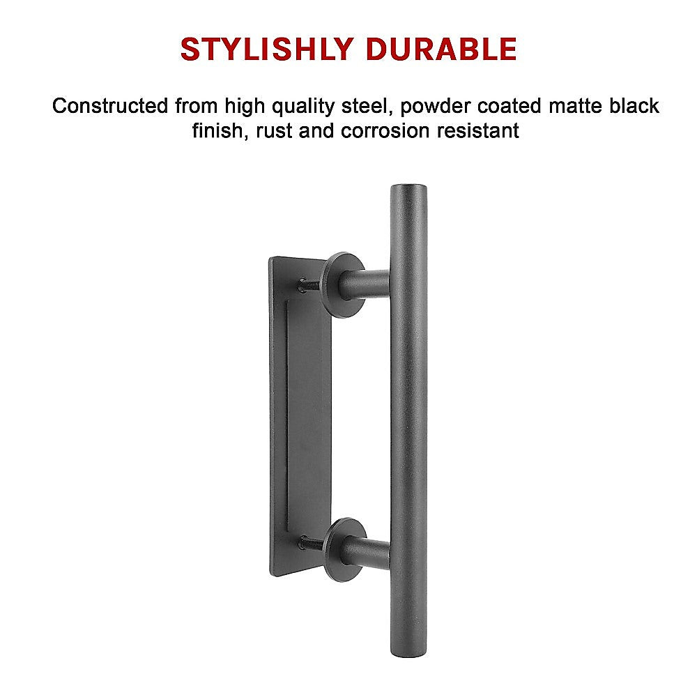 Carbon Steel Door Handle & Flush Pull Wood Door Gate Hardware 12