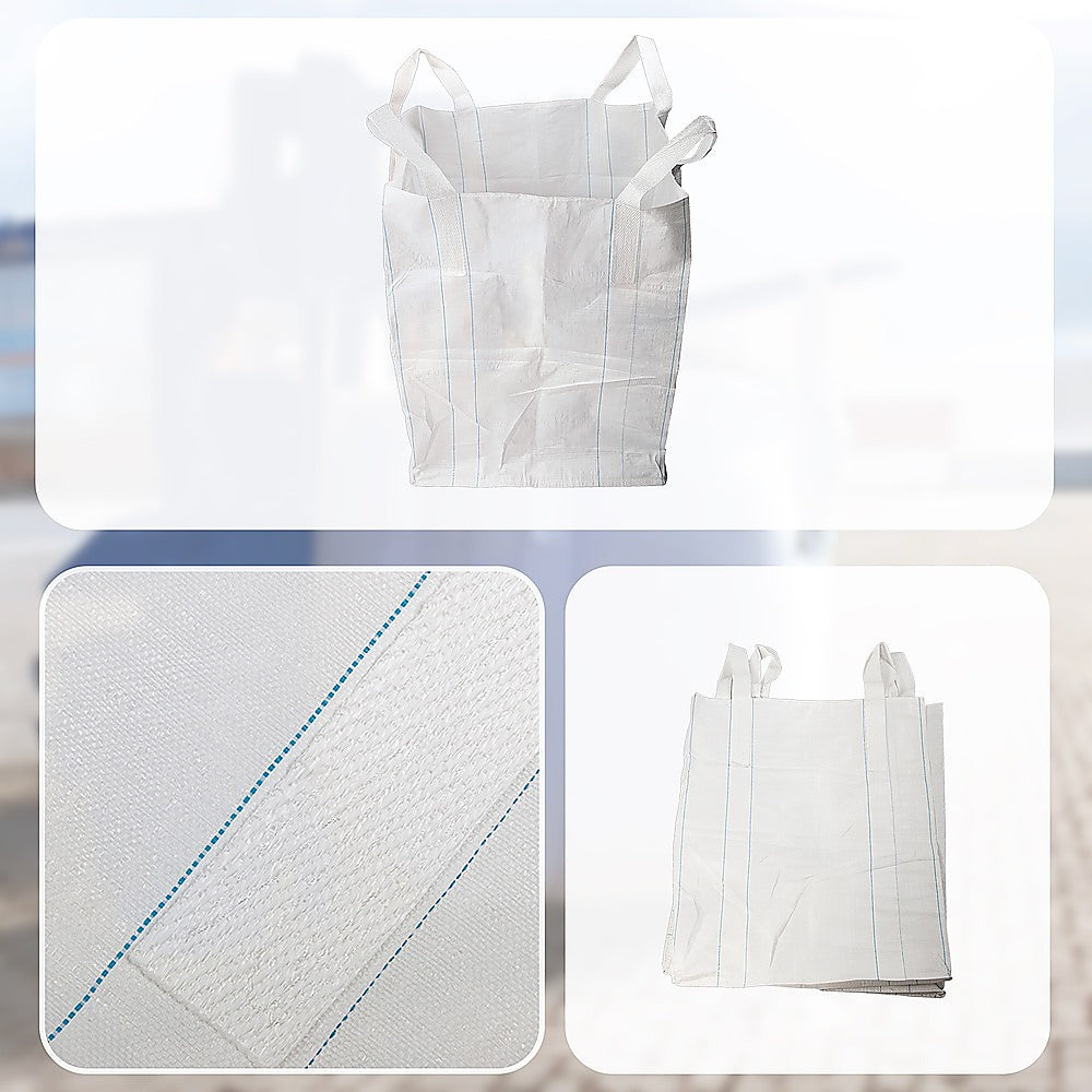 4 x 1 tonne FIBC Polypropylene UV Rated Builder / Bulk / Landscape Bags