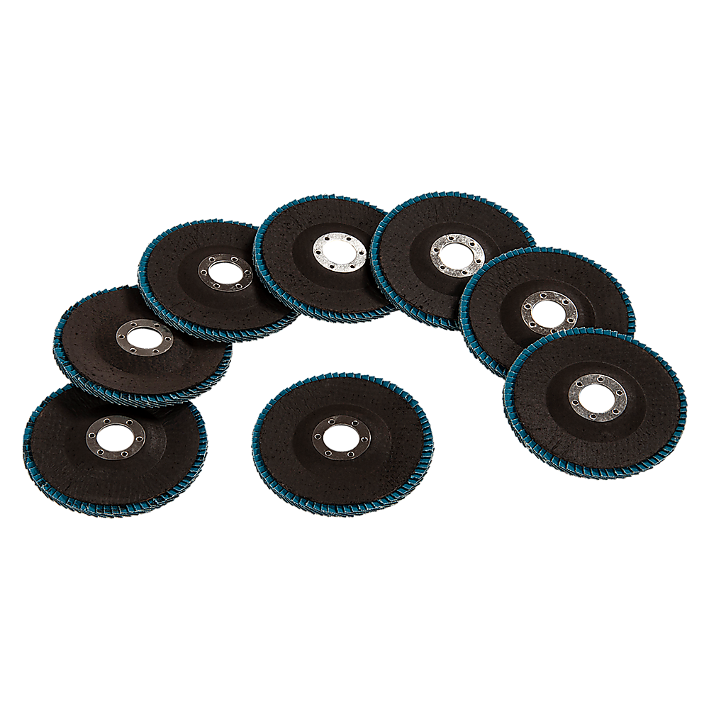 50x Pack Premium Zirconia Flap Disc Sanding Grinding 115mm 4.5 40 Grit