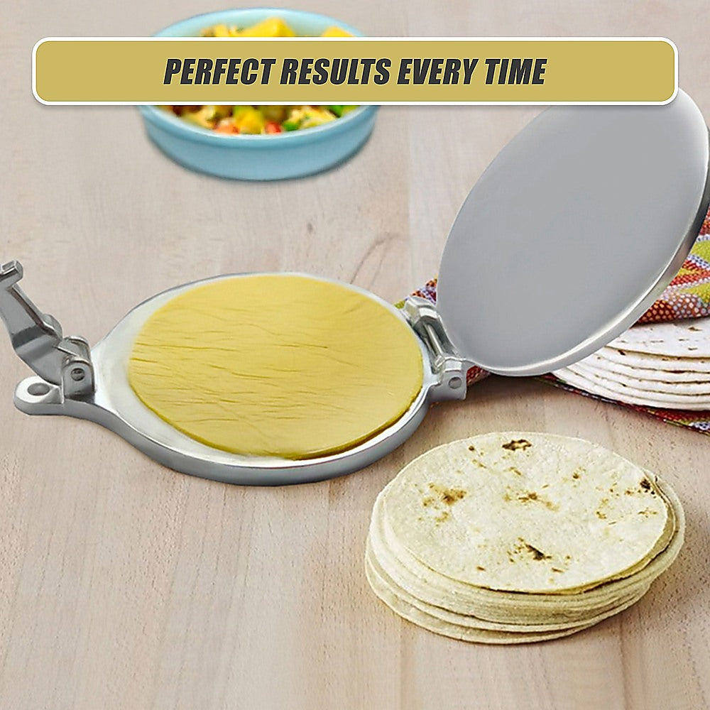 20cm Premium Tortilla Press Flat Bread Maker Taco Roti Chapati Health Food Pastry