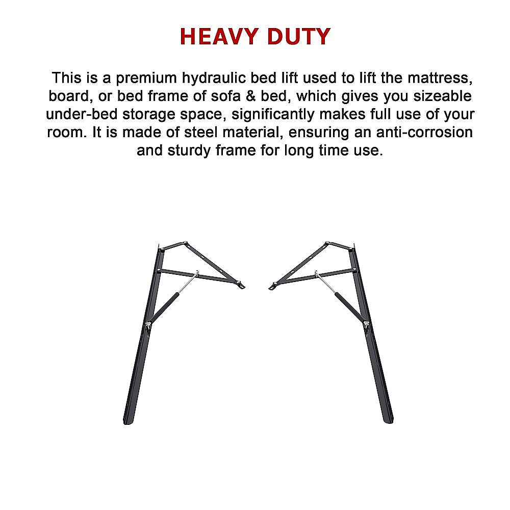 60 Bed Lift Hydraulic Mechanisms Kits For Space Saving Bed or Sofa Bed