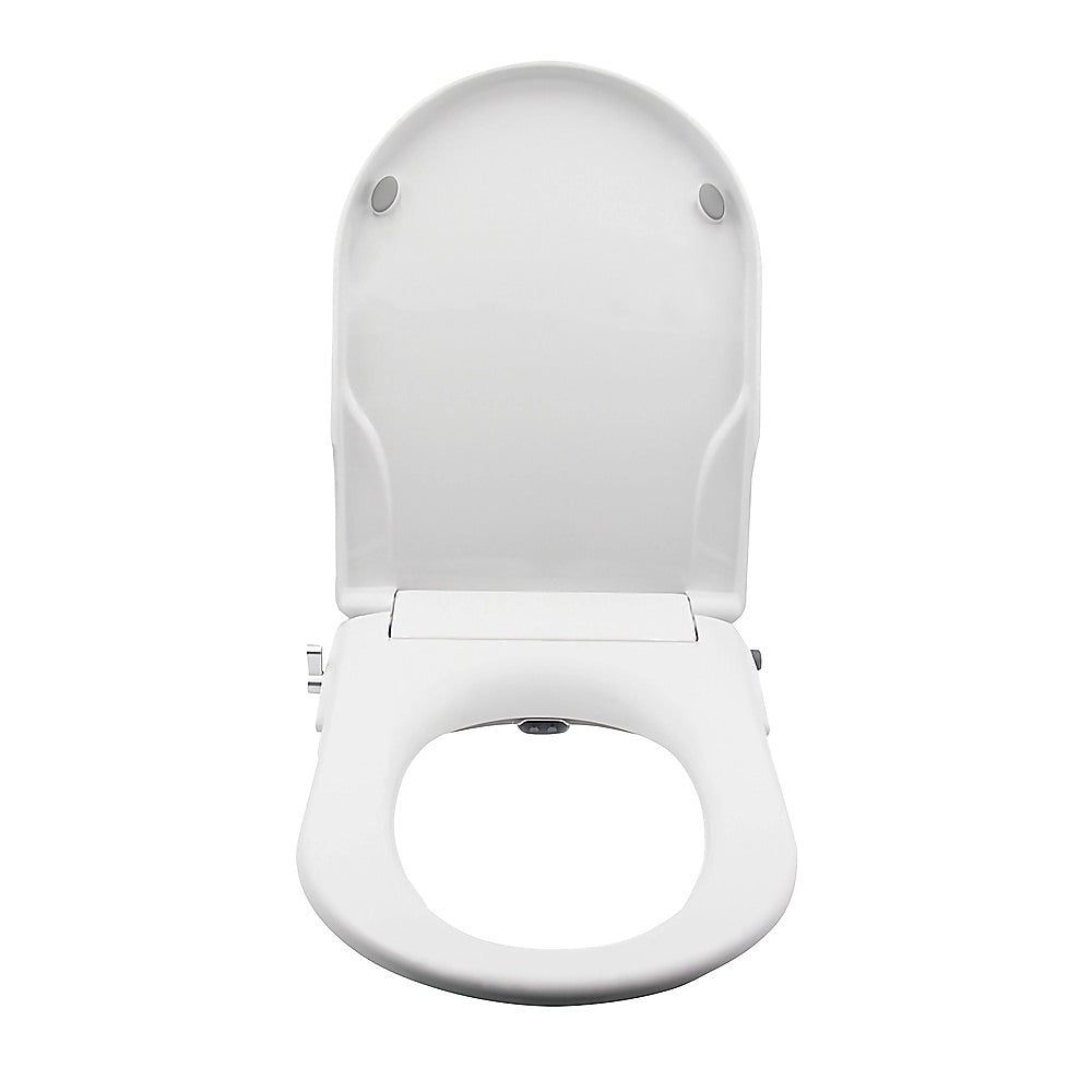 Non Electric Bidet Toilet Seat W/ Cover Bathroom Spray Water Wash