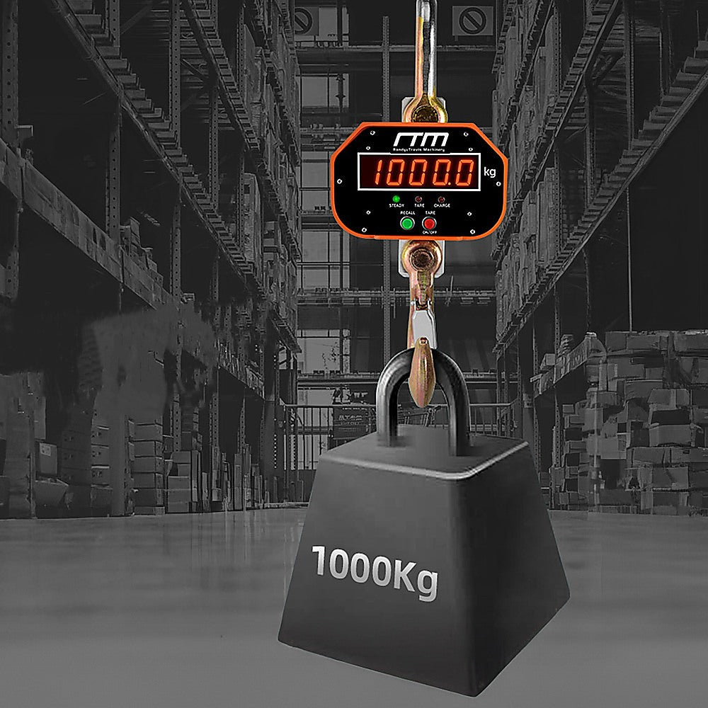 5000kg Electronic Crane Scales Industrial Hanging Digital Weight