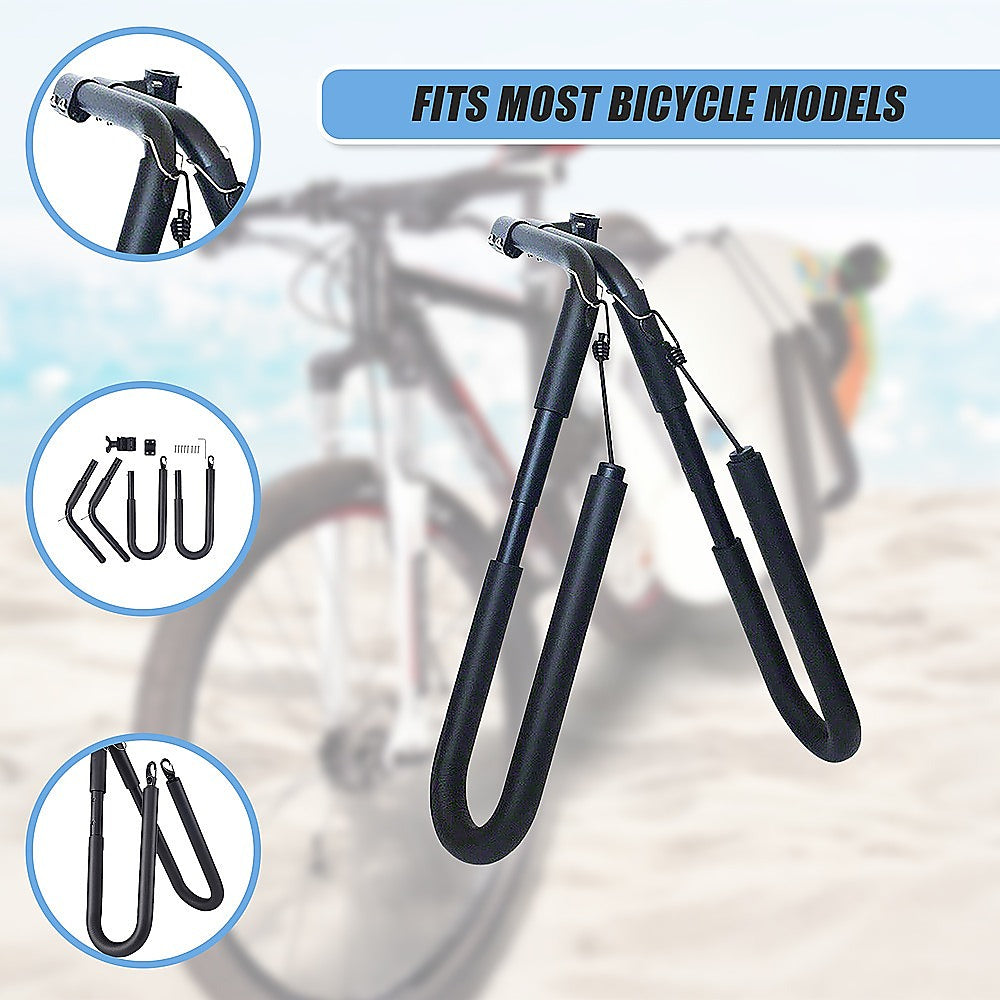 Adjustable Surfboard Skimboard Bicycle Bike Rack Carrier