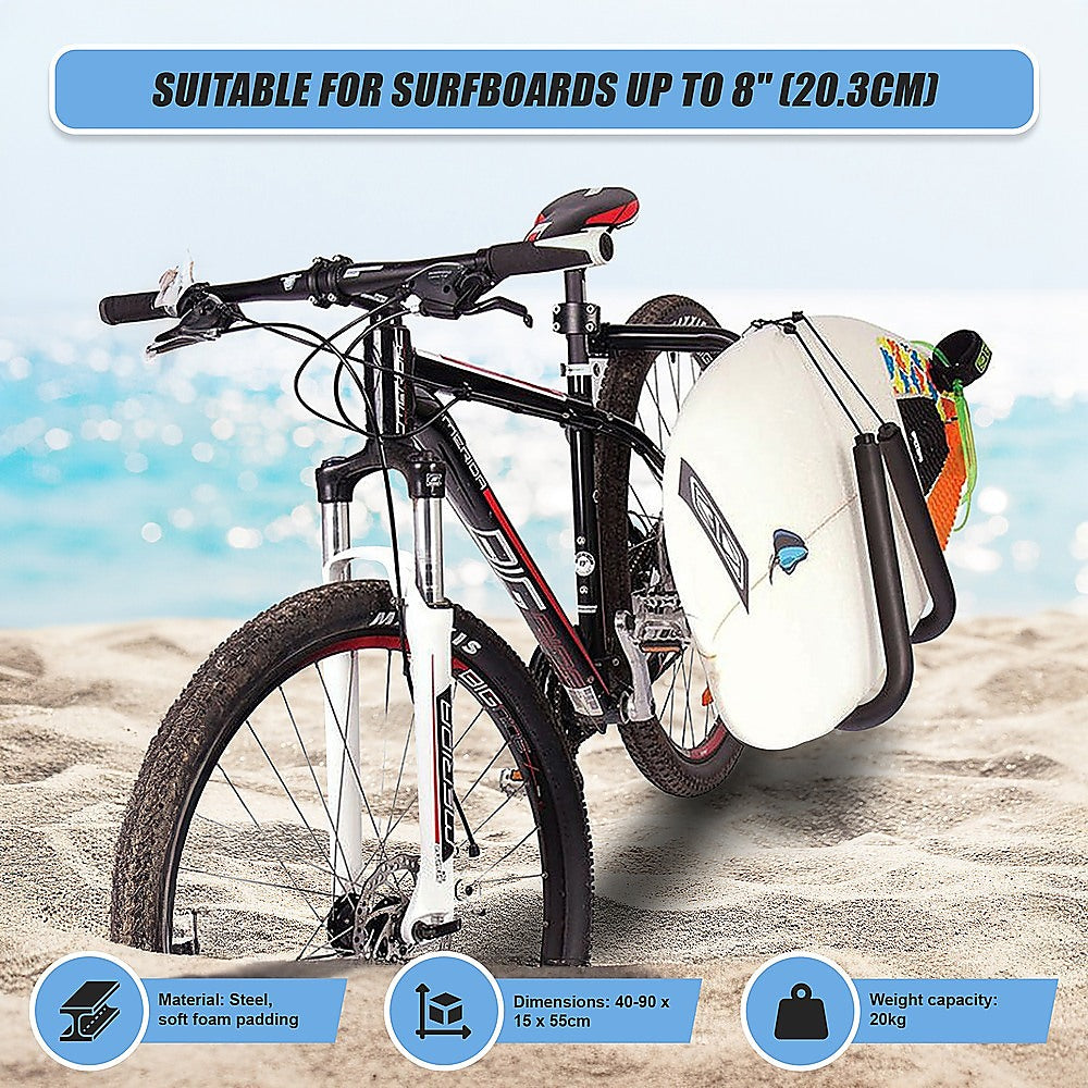 Adjustable Surfboard Skimboard Bicycle Bike Rack Carrier