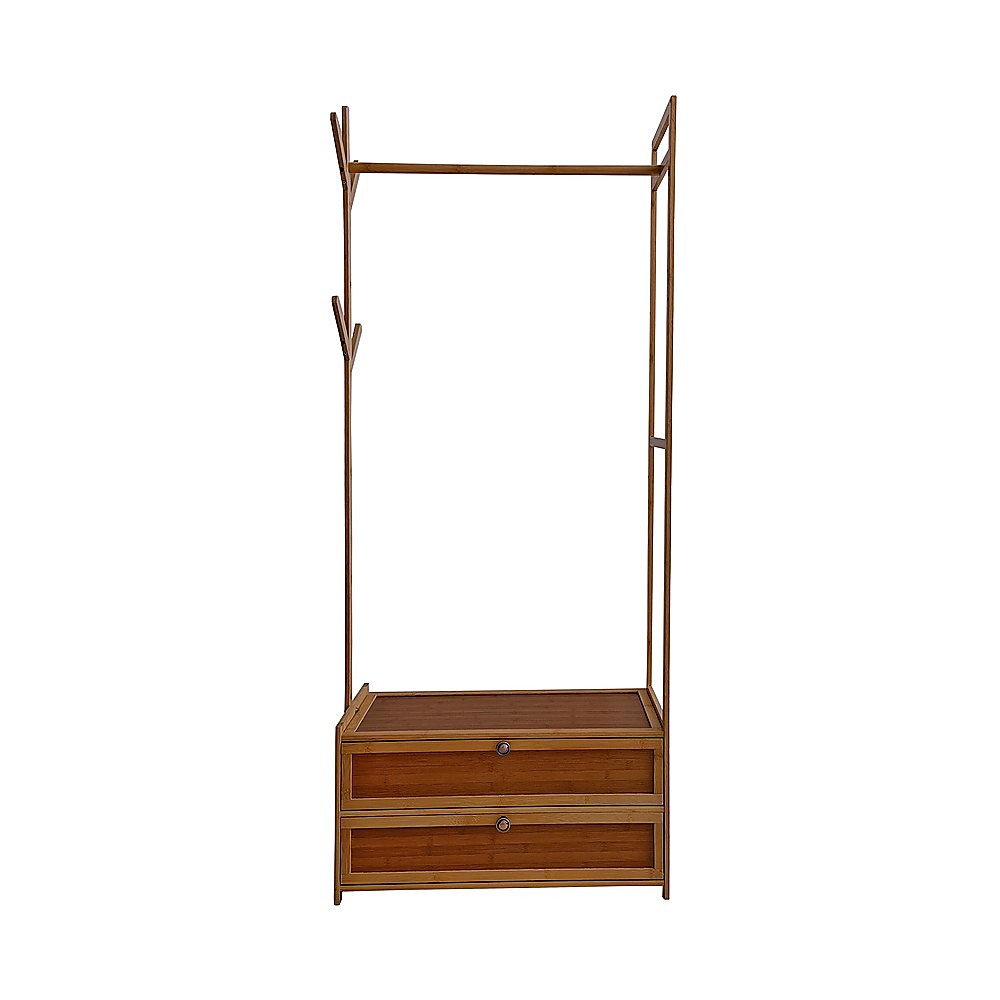 165x70cm Clothes Rack Stand Storage Shelves Modern Coat Tree