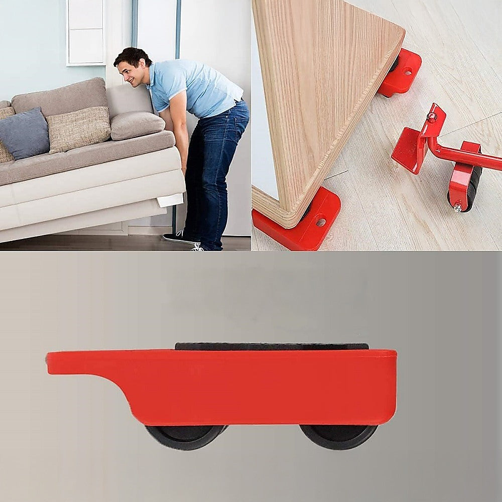 4 X All-purpose Dolly Plastic Heavy Duty Furniture Mover Slider Set