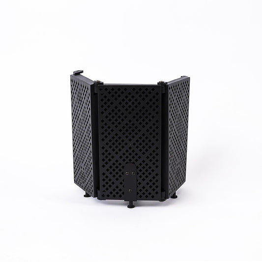 3 Panels Microphone Isolation Shield Mic Sound Absorbing Foam Reflector