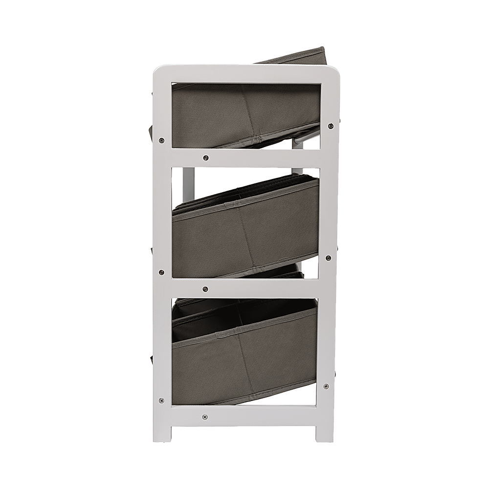 Kids Toy Box Storage Unit Drawers Childrens Bedroom Shelf Baby Nursery Furniture Grey