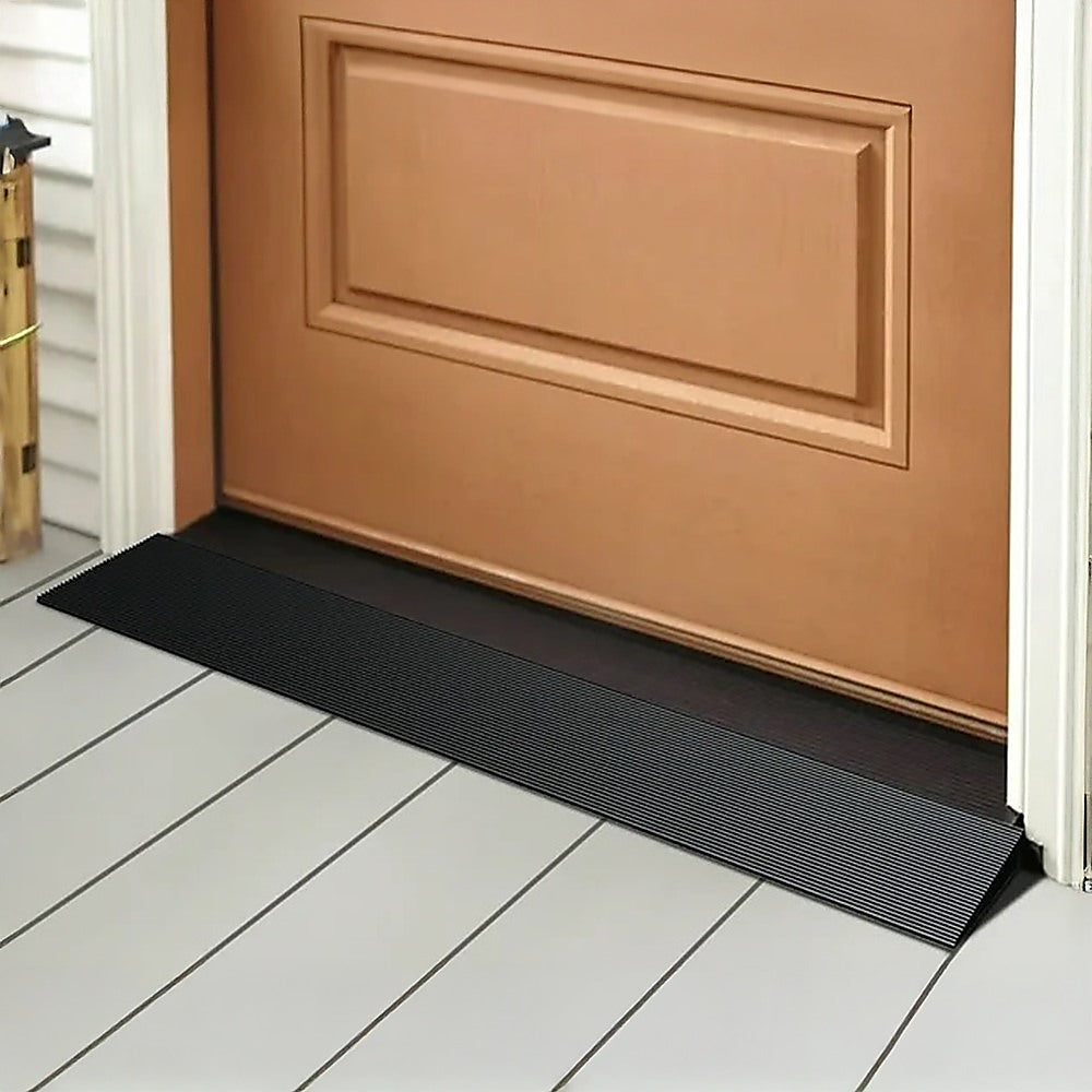 Cuttable Threshold Ramp Rubber Wheelchair Ramp Solid 4 cm Rise 90 cm Wide