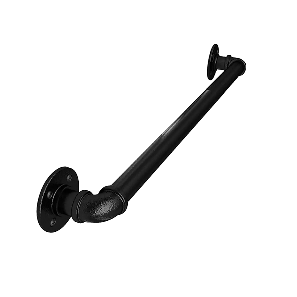 1m Handrail Stair Rail Grab Balustrade Staircase Banister + Installation Kit