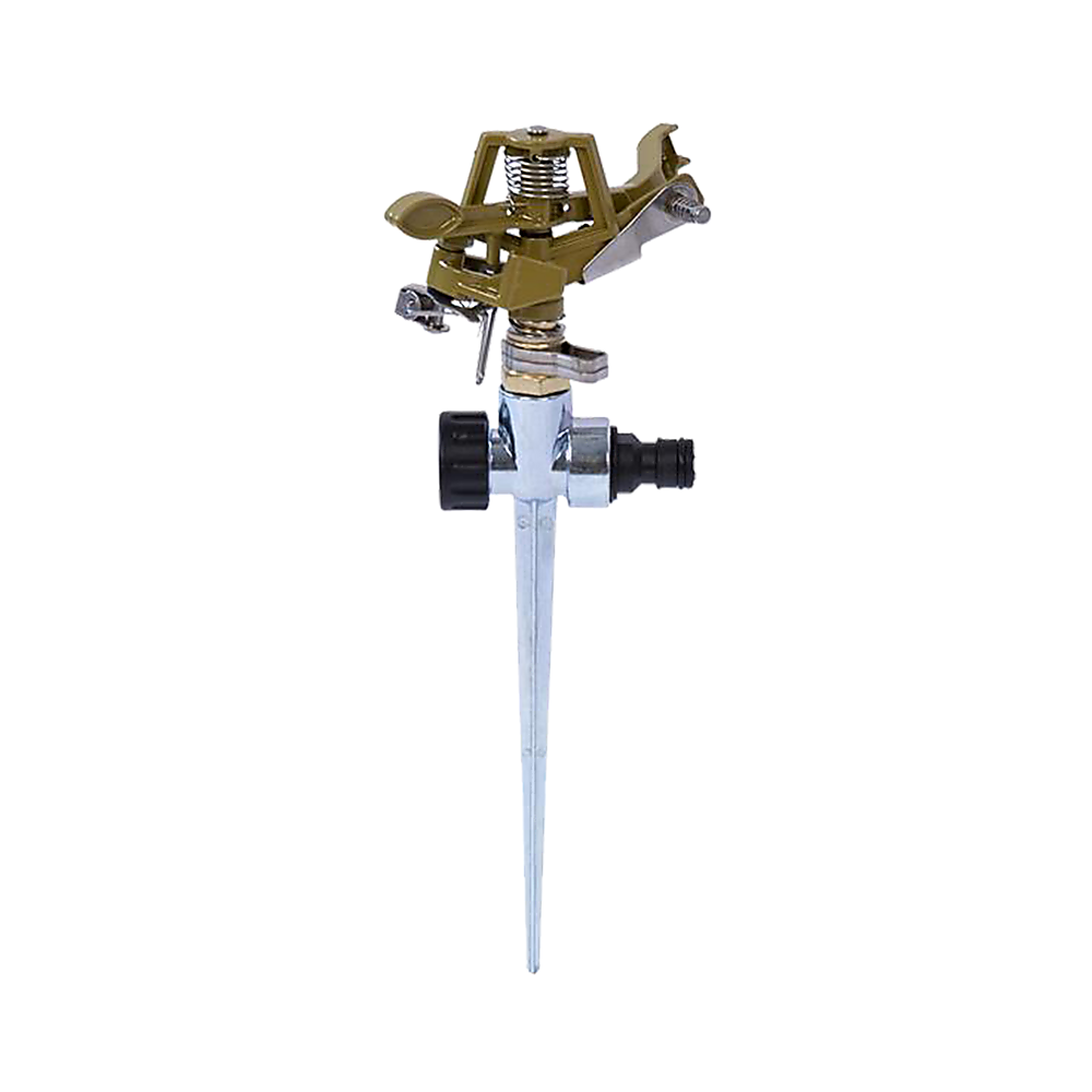 Easy to Install Irrigation Sprinkler 360 Degree Rotating Sprinkler Gun Zinc Alloy Adjustable Rocker Sprinkler