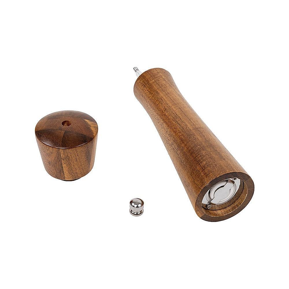 8  Wooden Salt and Pepper Grinder Adjustable Manual Wood Ceramic Core