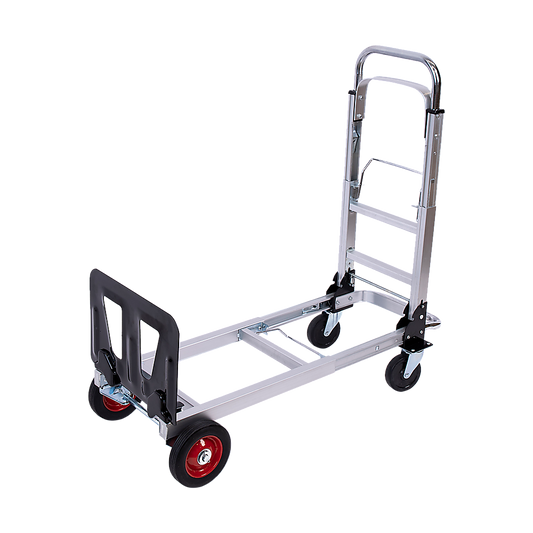 Hand Truck 2 in 1 Folding Dolly Cart 180kg Capacity Heavy Duty Aluminium