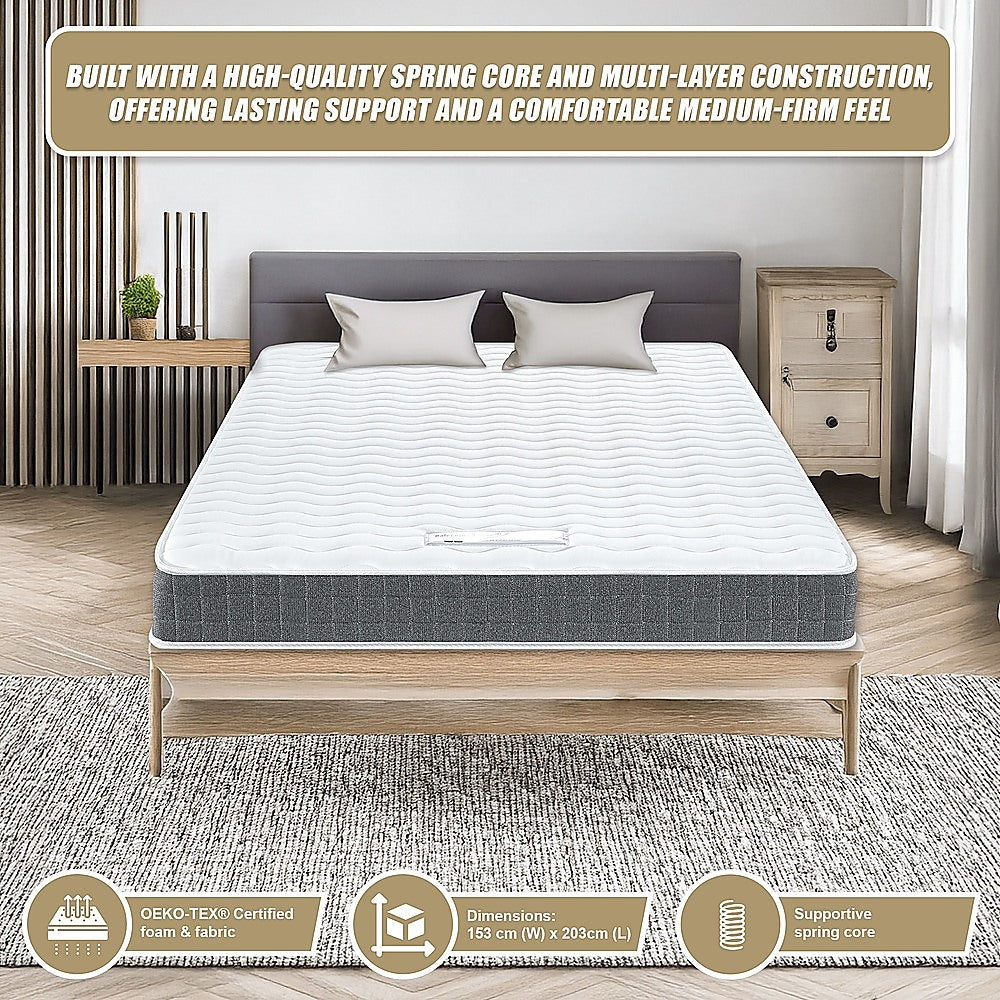 PALERMO Queen Memory Foam Mattress - OEKO-TEX & CertiPUR-US Certified