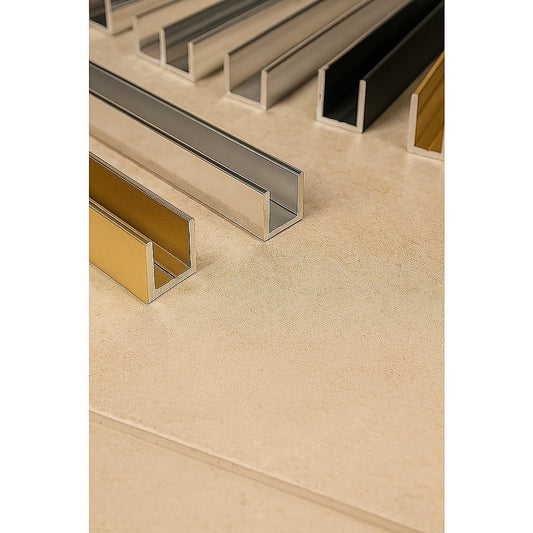 Glass Shower Screen 120cm Floor Channel in White