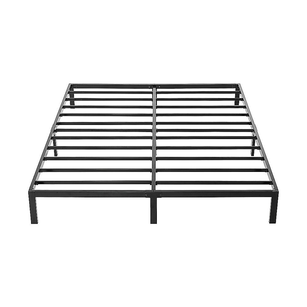 King Full Metal Bed Frame Base 閳 Sturdy Steel Bed Base for Australian Mattress