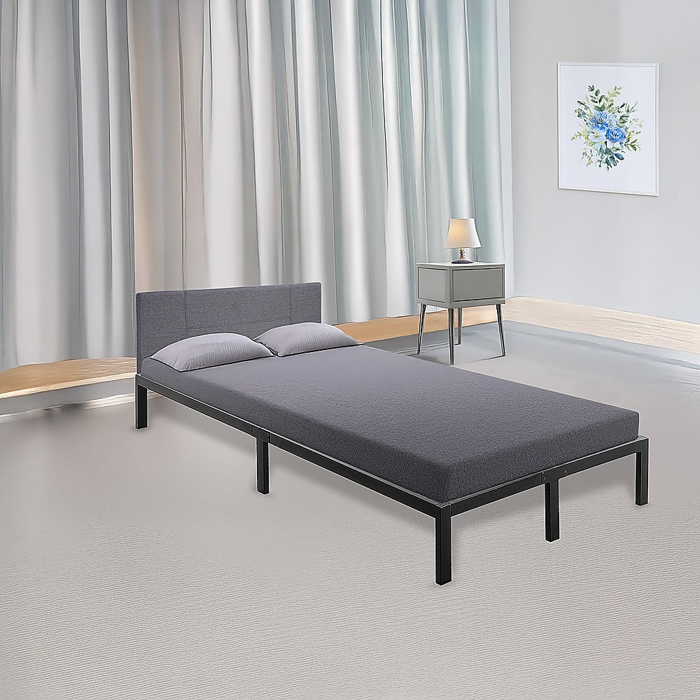 King Single Full Metal Bed Frame Base 閳 Sturdy Steel Bed Base for Australian Mattress