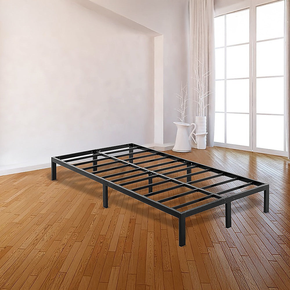 King Single Full Metal Bed Frame Base 閳 Sturdy Steel Bed Base for Australian Mattress