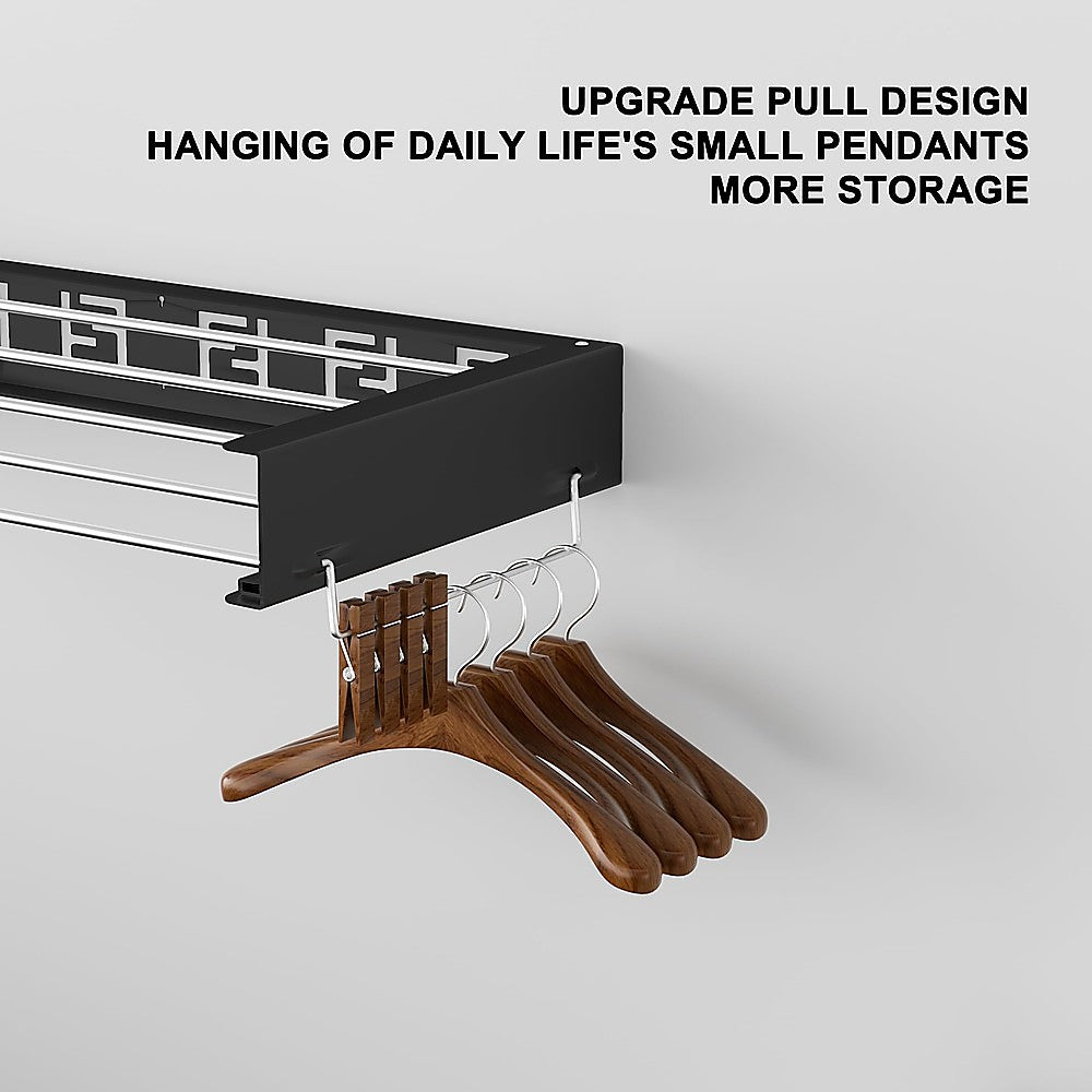 Collapsible Laundry Drying Rack Wall Mounted Clothes Drying Rack for Laundry